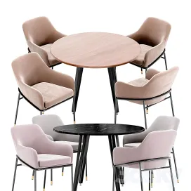 Sandra dining chair raymond table